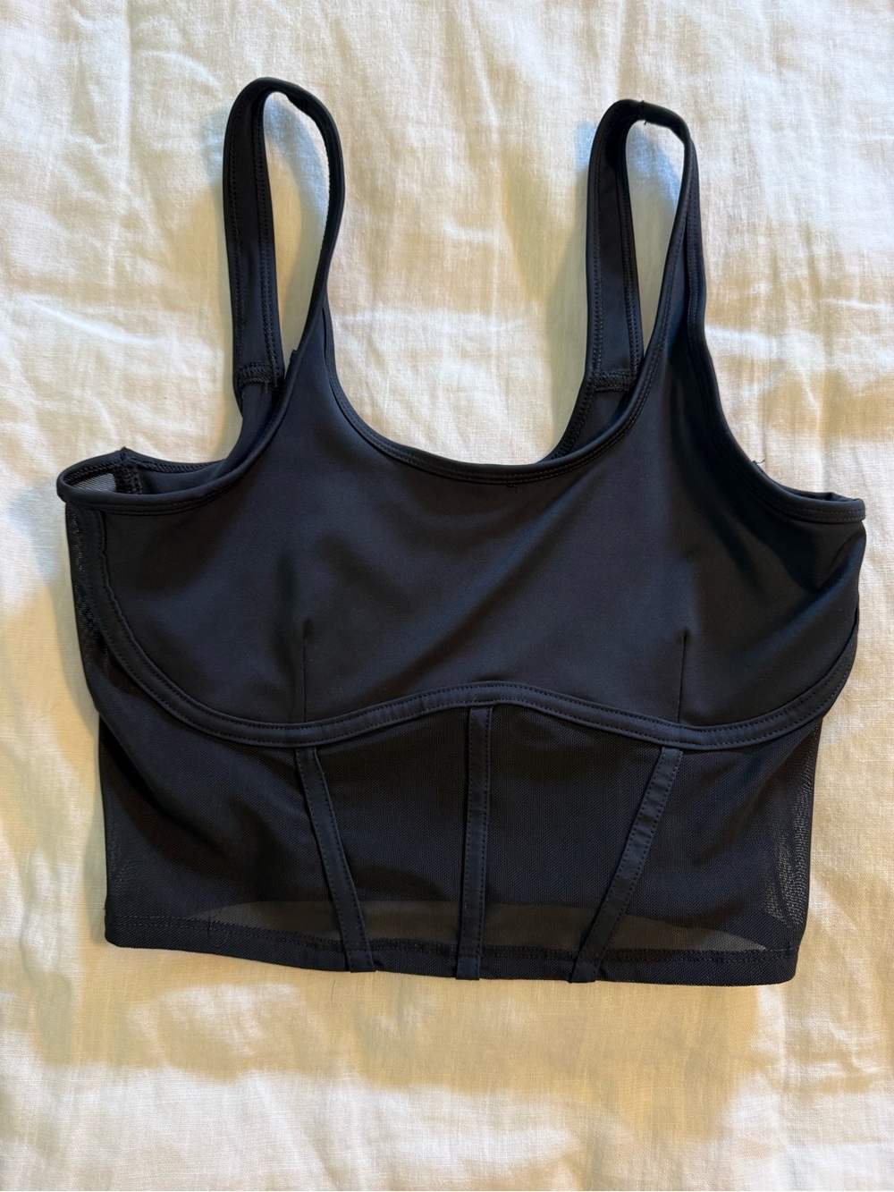 Zumba Fitness Black Longline Sports Bralette